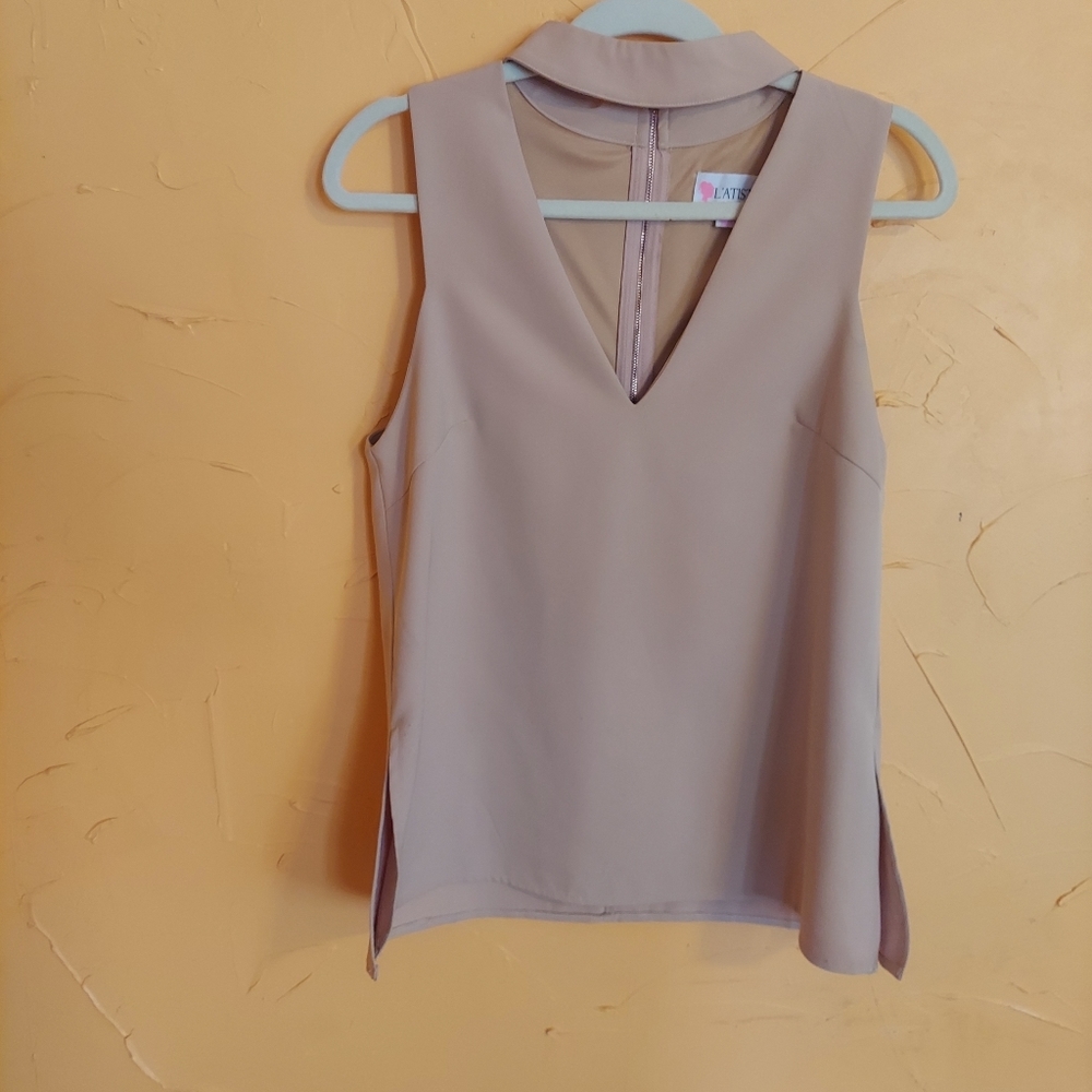 L'ATISTE high neck blouse